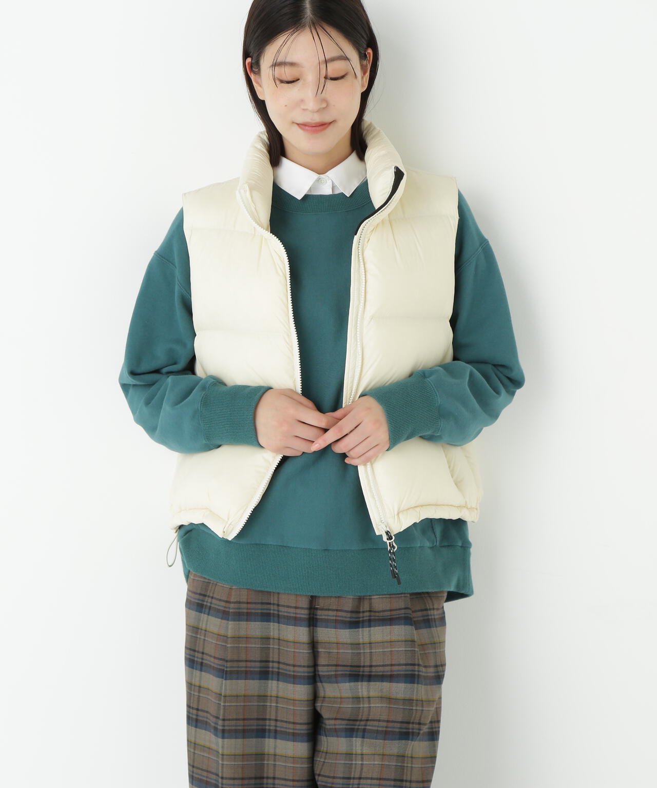 ≪TAIONコラボ≫ボリュームスタンドダウンベスト