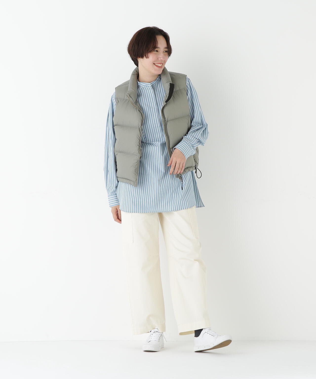 ≪TAIONコラボ≫ボリュームスタンドダウンベスト