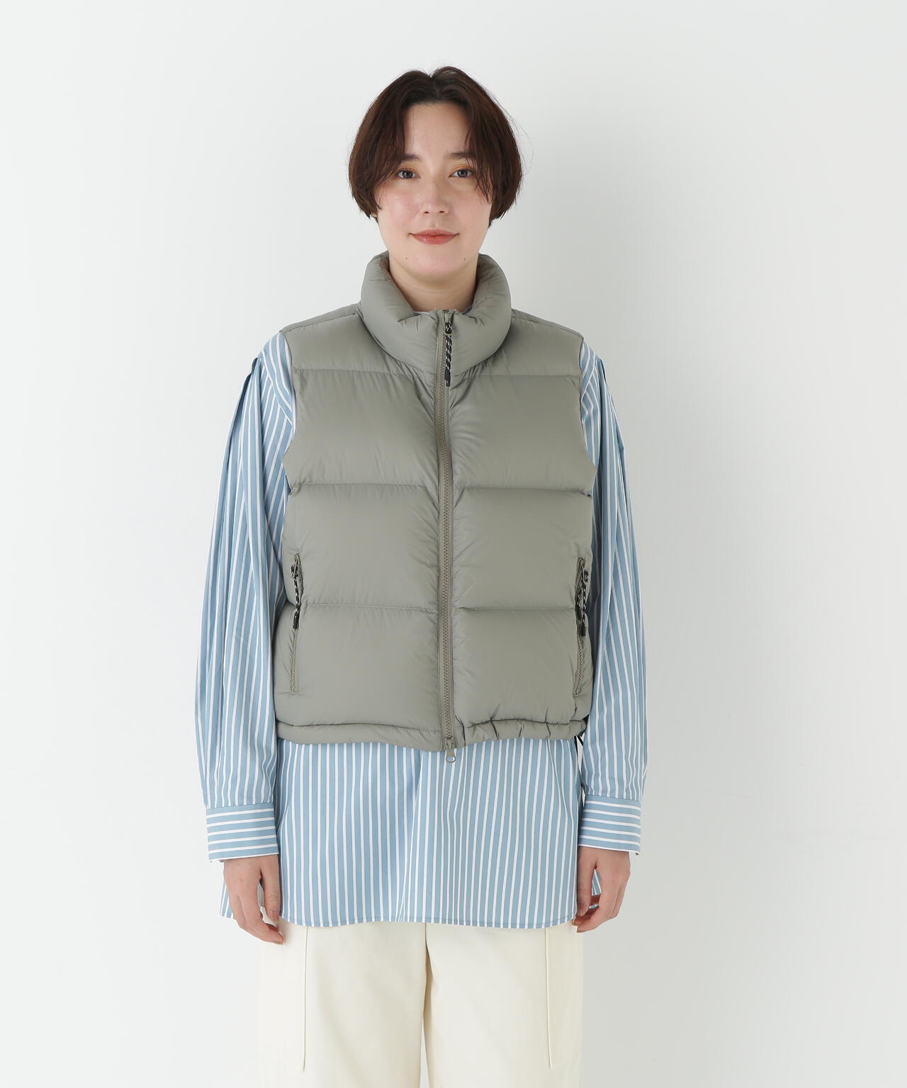 ≪TAIONコラボ≫ボリュームスタンドダウンベスト