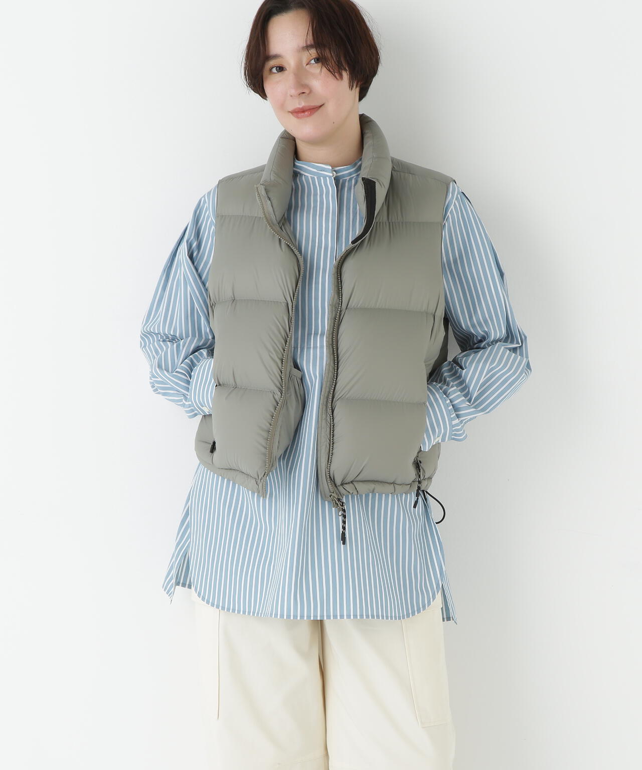 ≪TAIONコラボ≫ボリュームスタンドダウンベスト