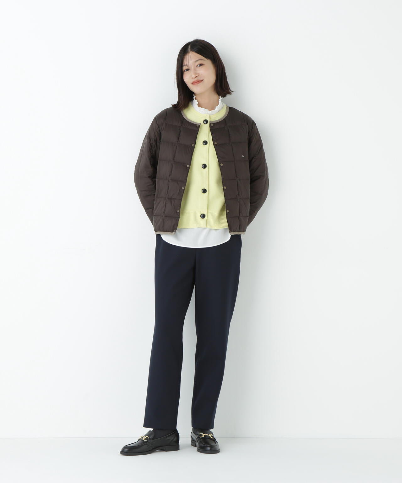 ≪WEB限定カラーあり / TAIONコラボ≫リバーシブルクルーネックダウンブルゾン