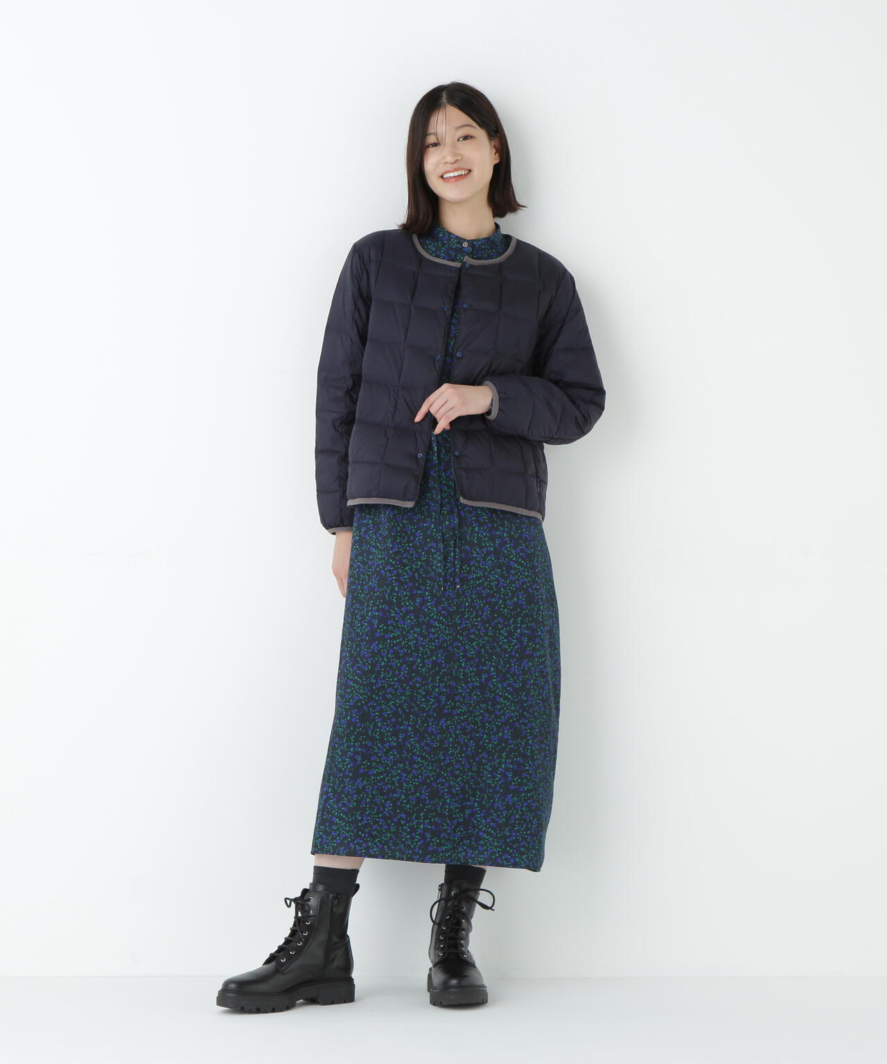 ≪WEB限定カラーあり / TAIONコラボ≫リバーシブルクルーネックダウンブルゾン