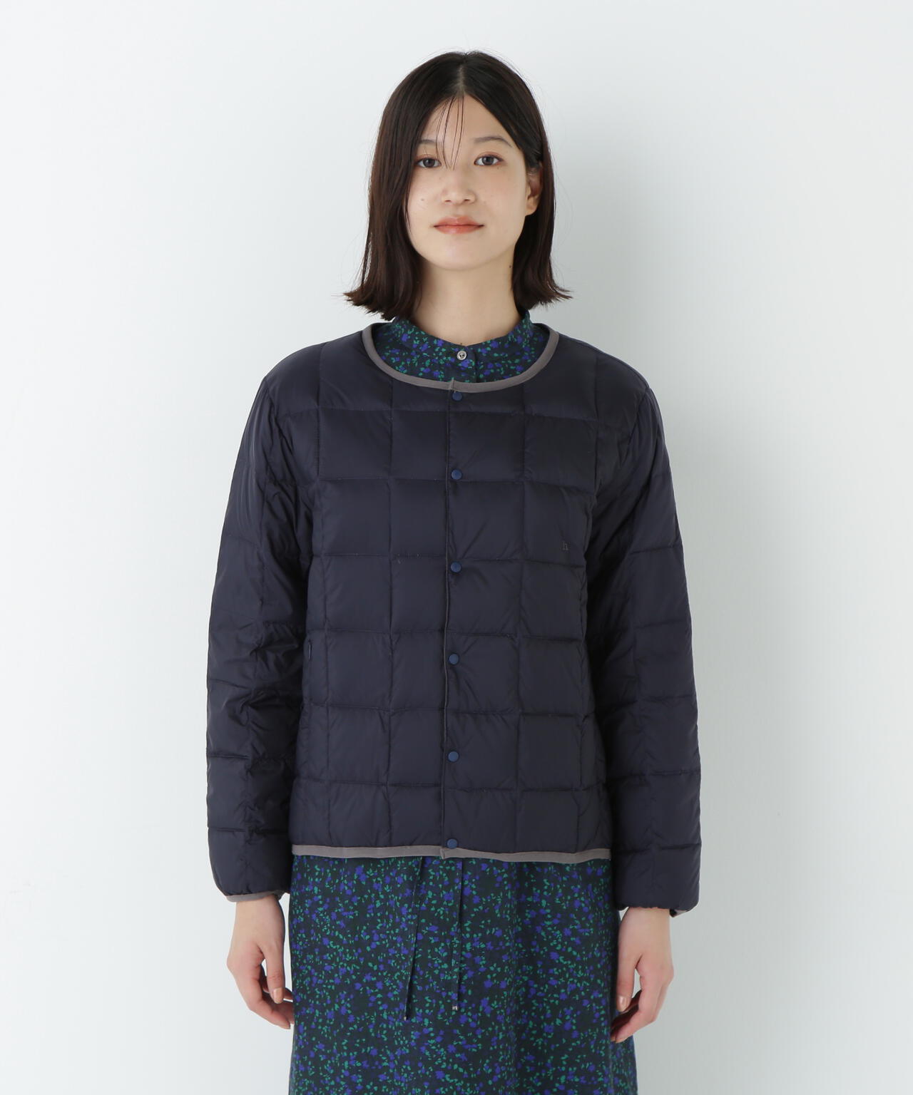 ≪WEB限定カラーあり / TAIONコラボ≫リバーシブルクルーネックダウンブルゾン