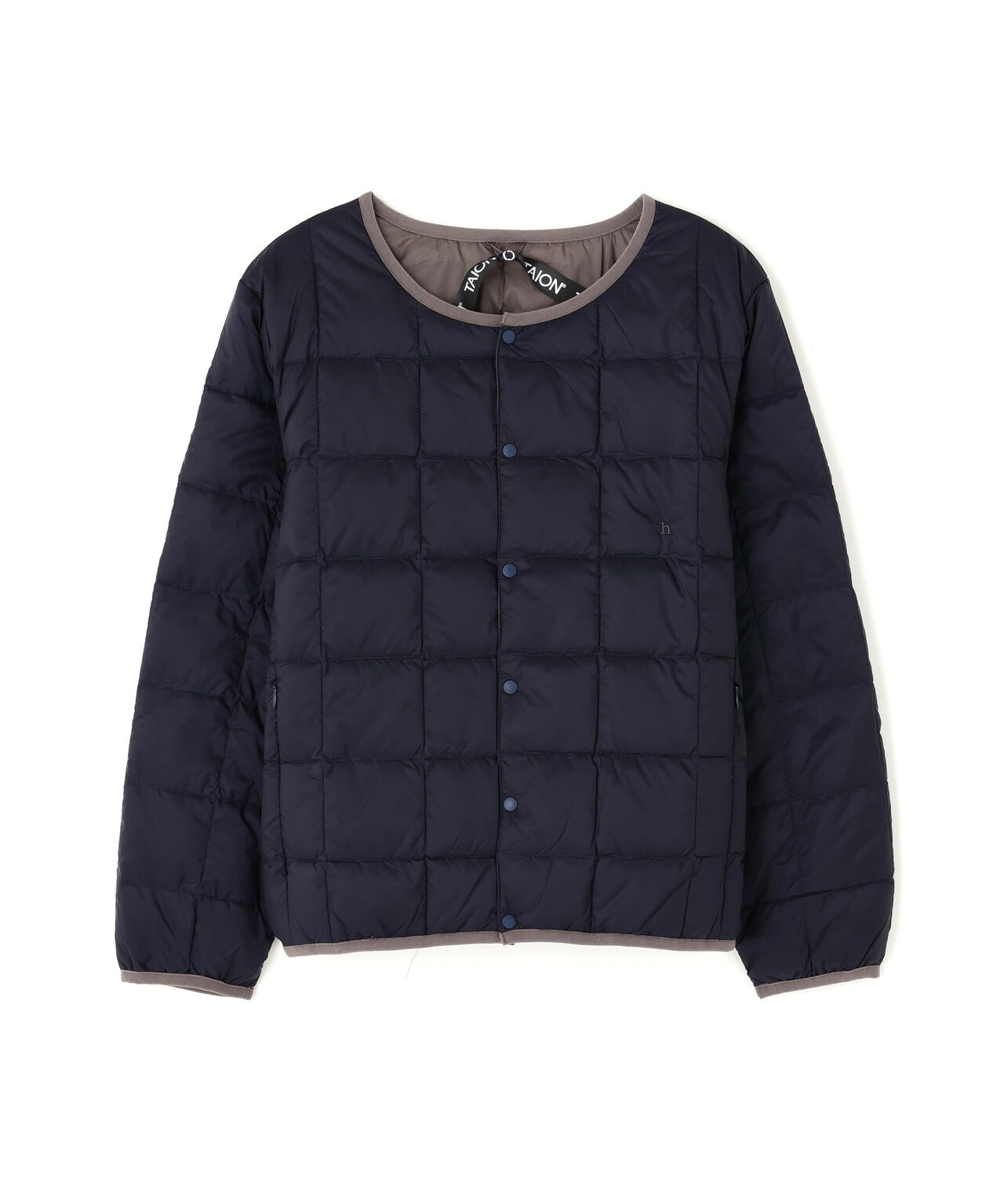 ≪WEB限定カラーあり / TAIONコラボ≫リバーシブルクルーネックダウンブルゾン