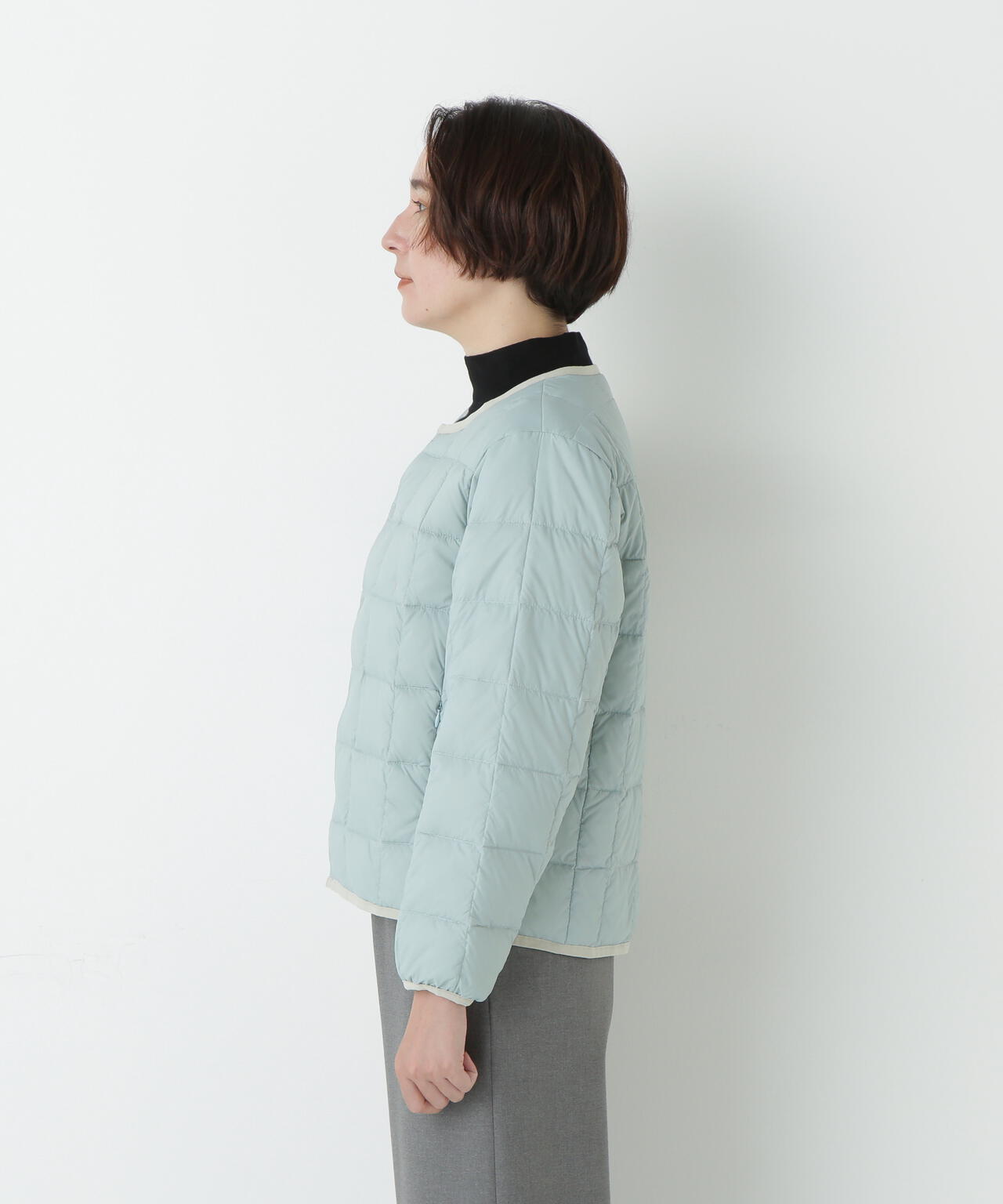 ≪WEB限定カラーあり / TAIONコラボ≫リバーシブルクルーネックダウンブルゾン