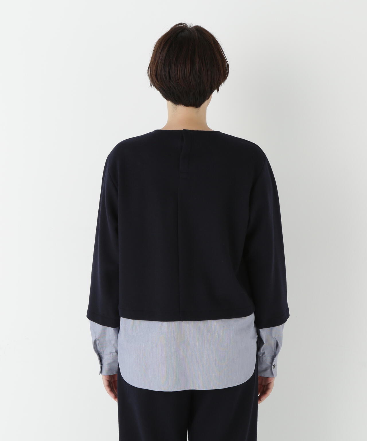 シャツドッキングミルドジャージープルオーバー