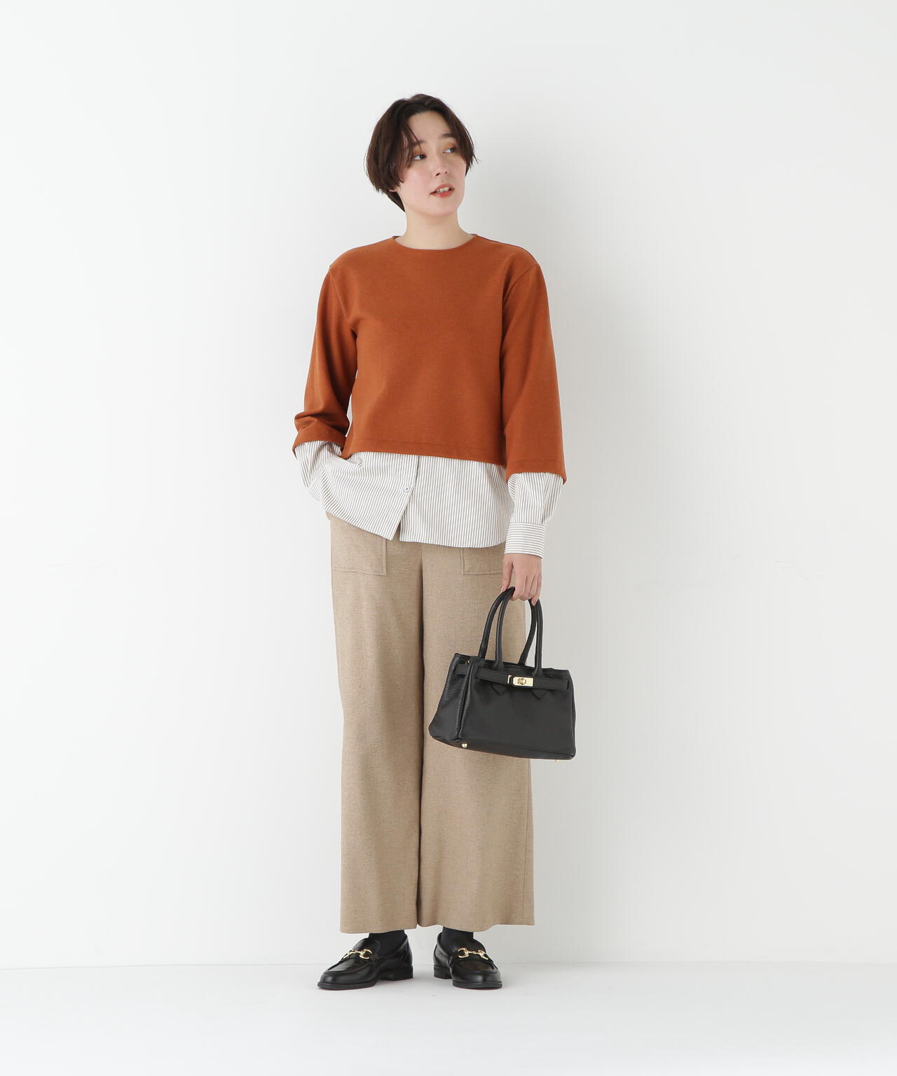 シャツドッキングミルドジャージープルオーバー