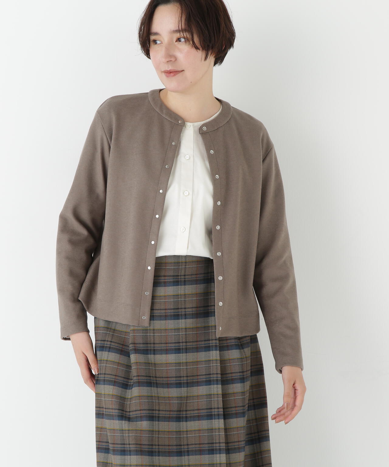 ミルドジャージーカーディガン