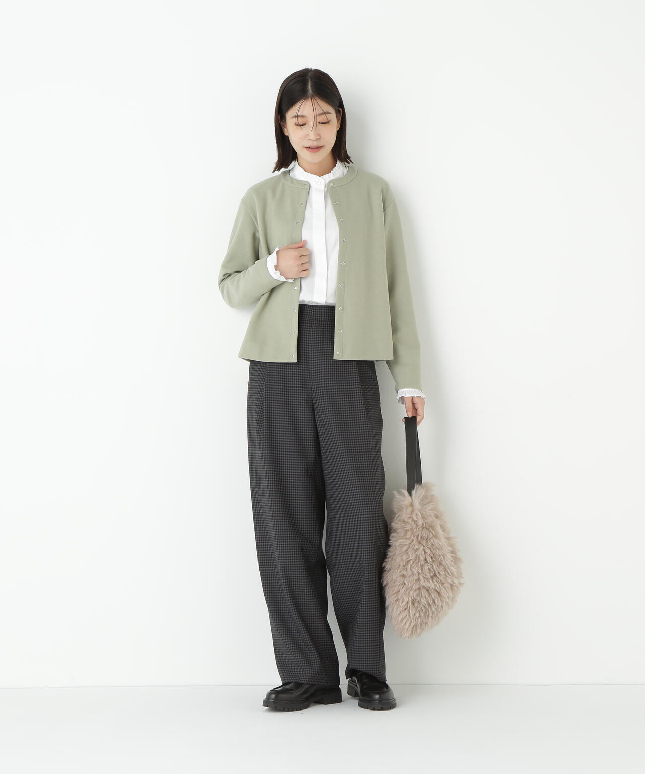 ミルドジャージーカーディガン