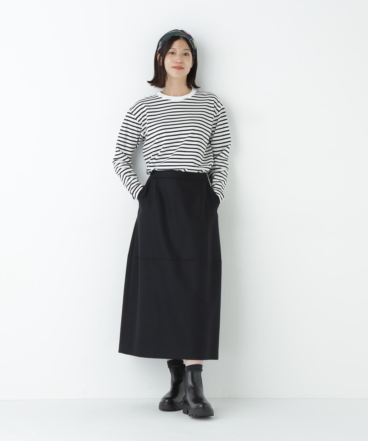 ボーダーロングスリーブTシャツ