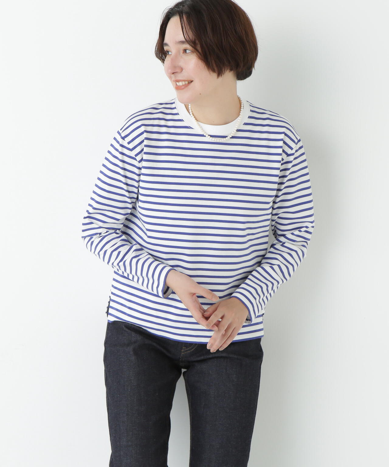 ボーダーロングスリーブTシャツ