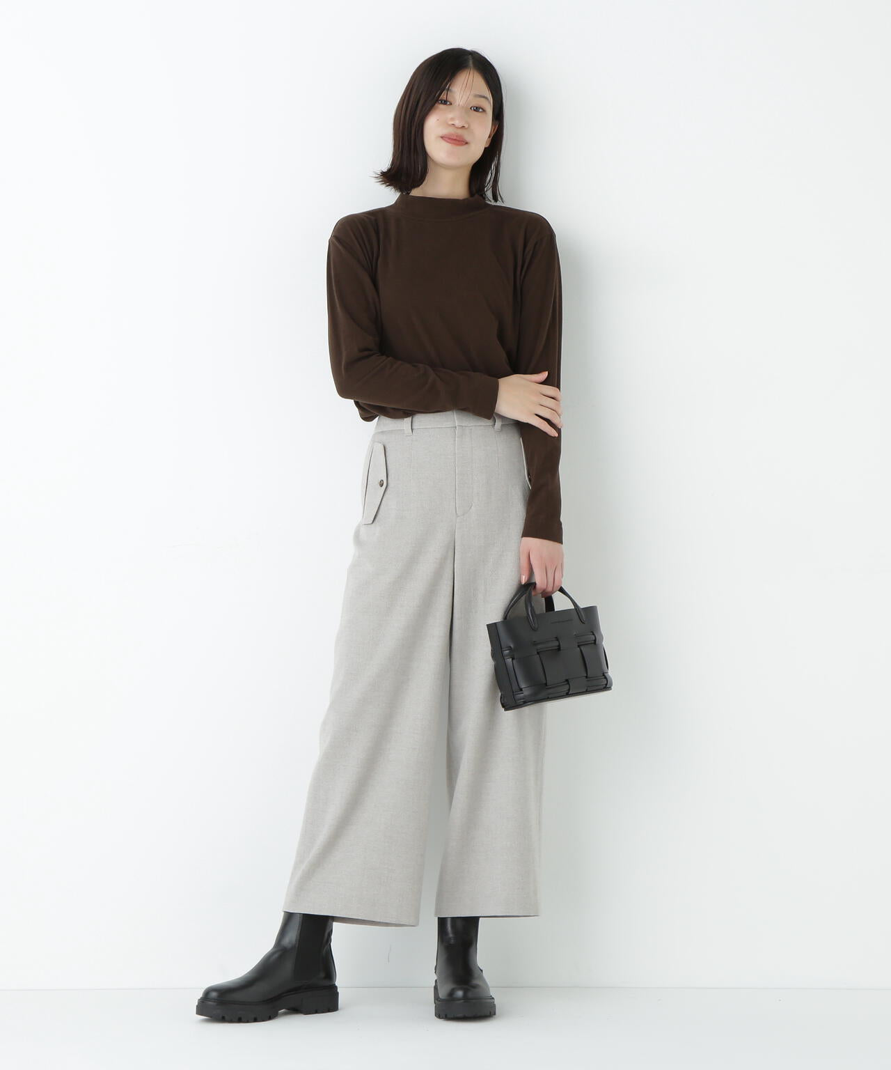 ≪ウォーム素材≫コットンウォームカットソー