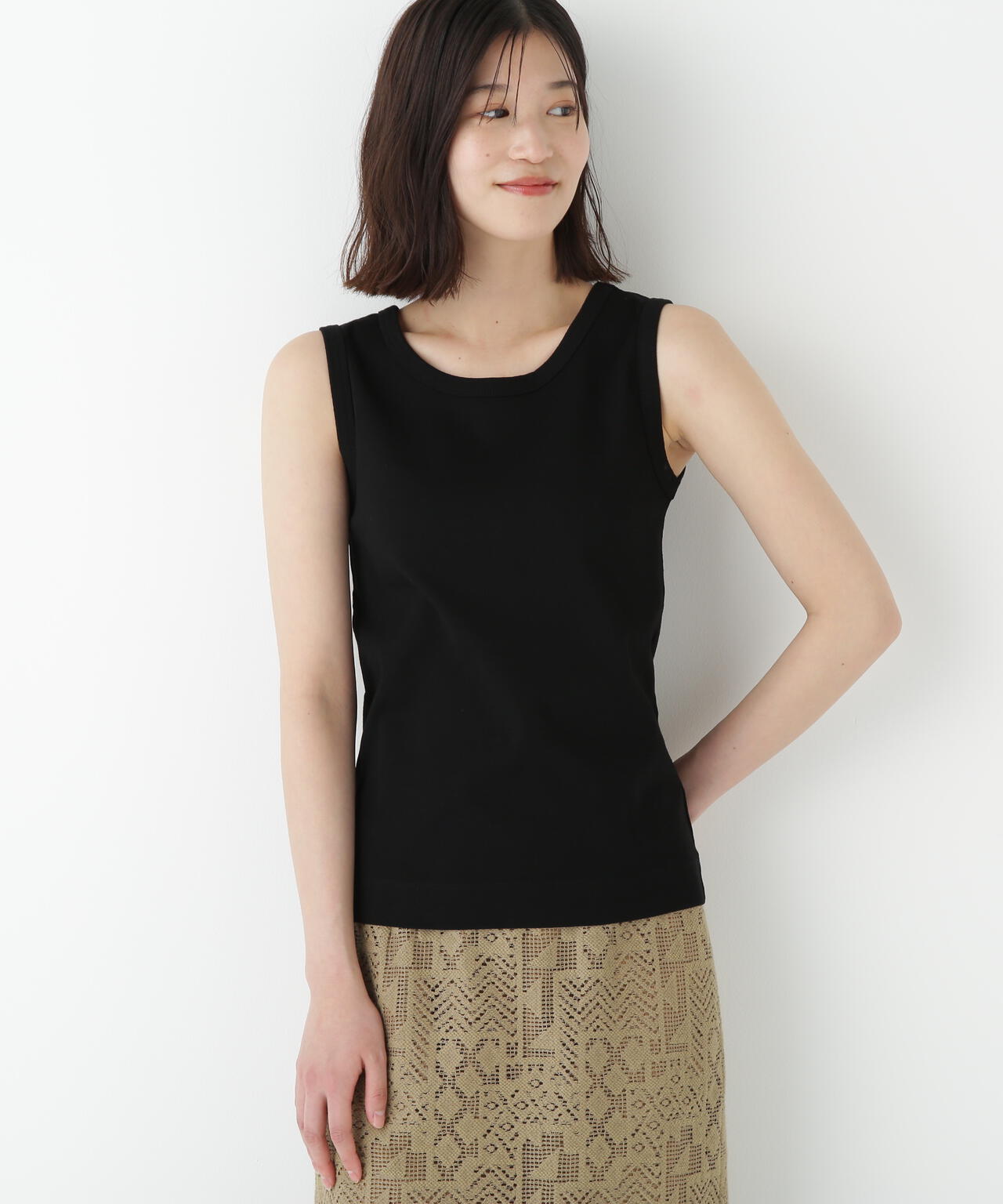 オーガニックコットンタンクトップ