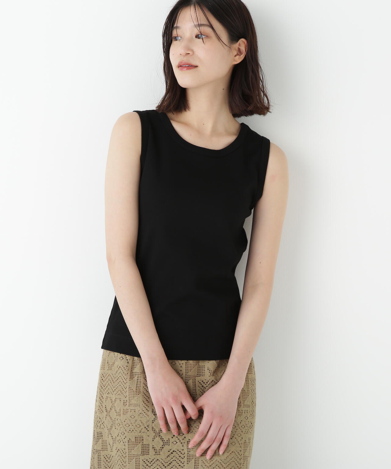 オーガニックコットンタンクトップ