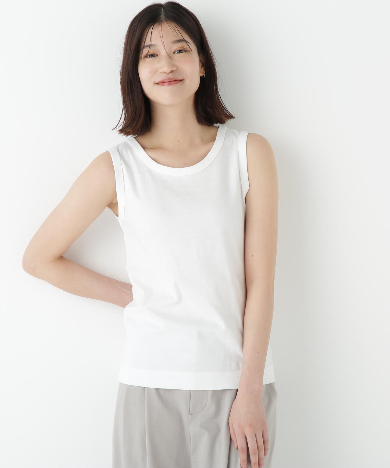 オーガニックコットンタンクトップ