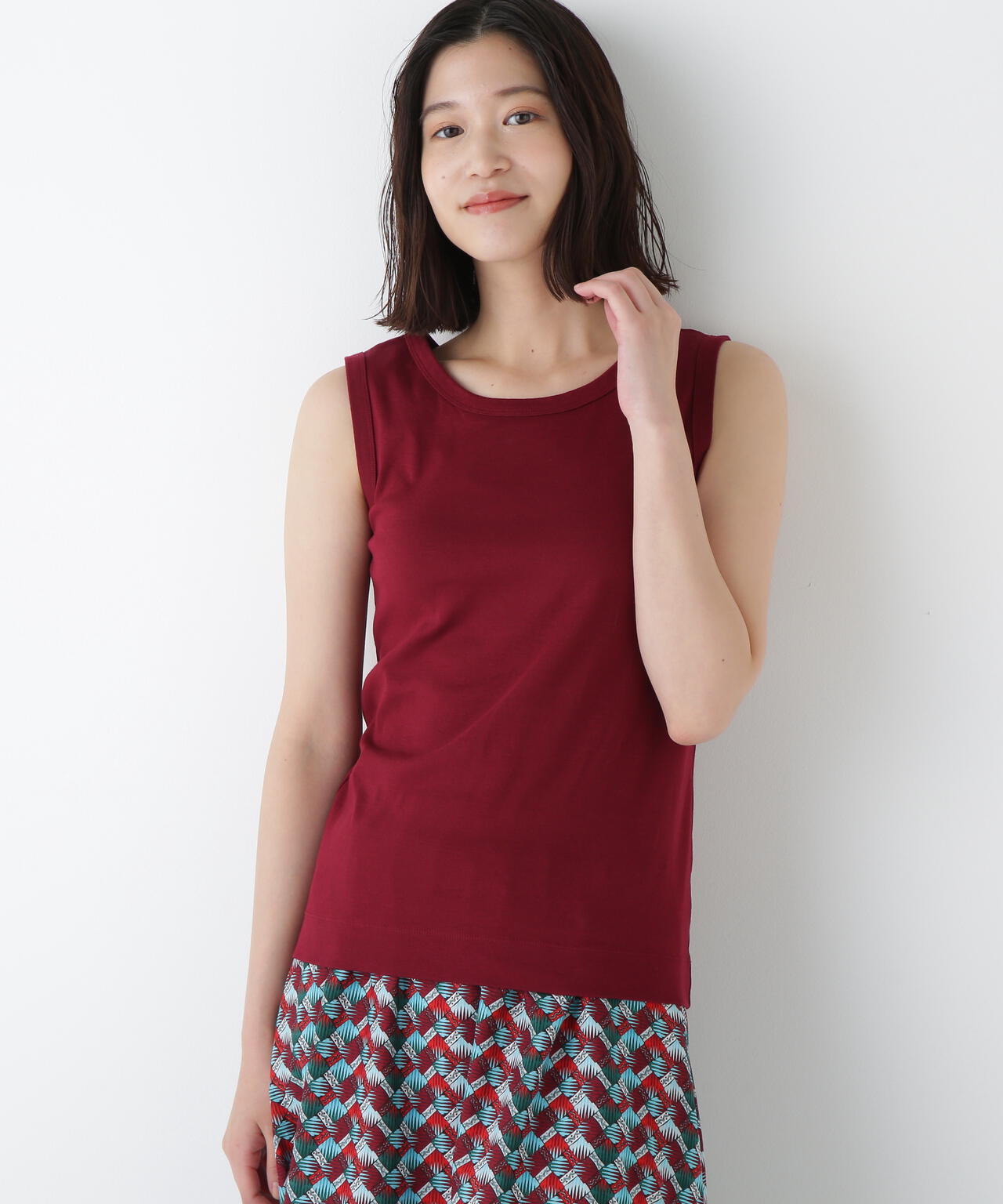 オーガニックコットンタンクトップ