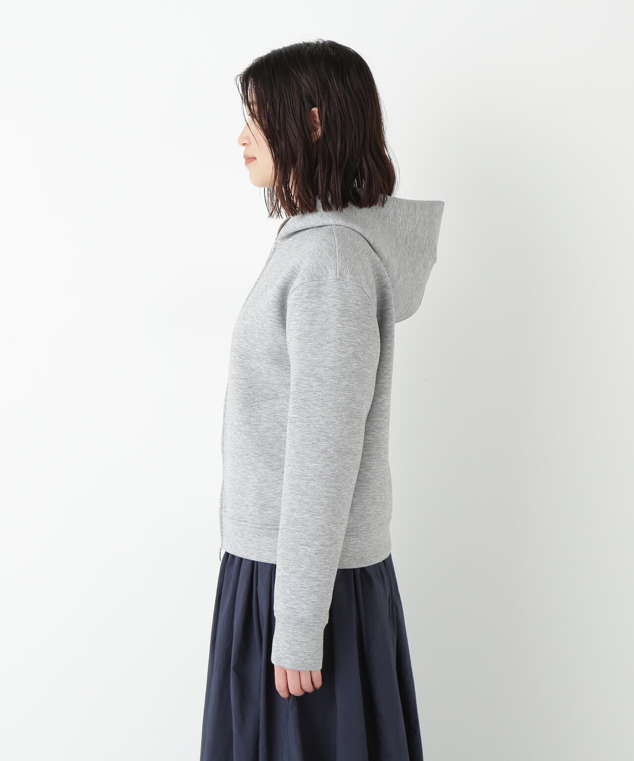 クッションダンボールジップパーカー