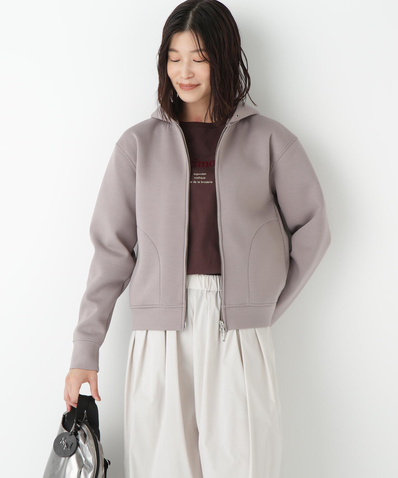 クッションダンボールジップパーカー