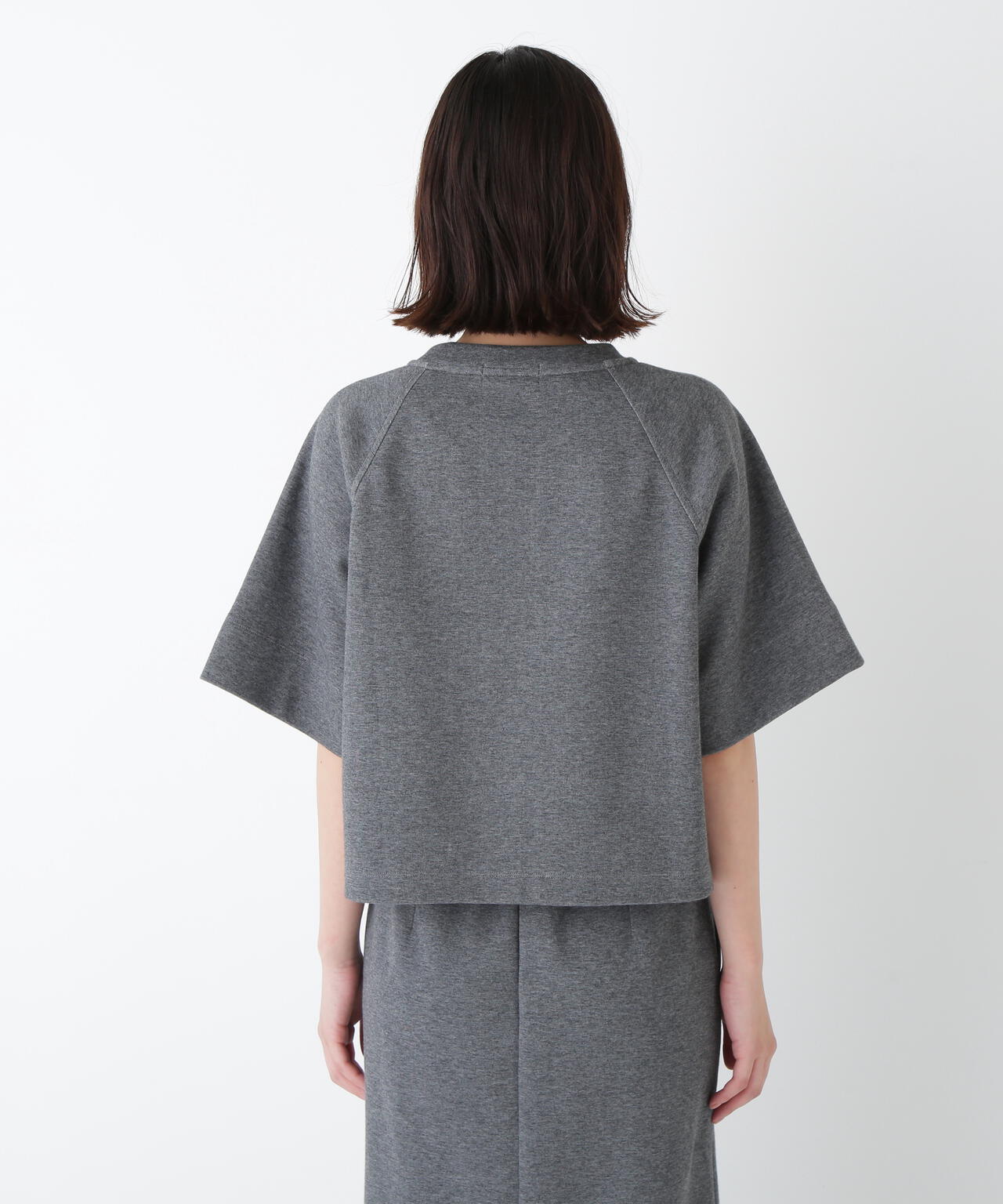 ダンボールラグランスリーブプルオーバー