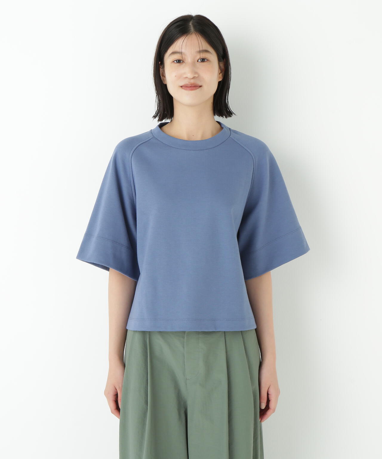 ダンボールラグランスリーブプルオーバー