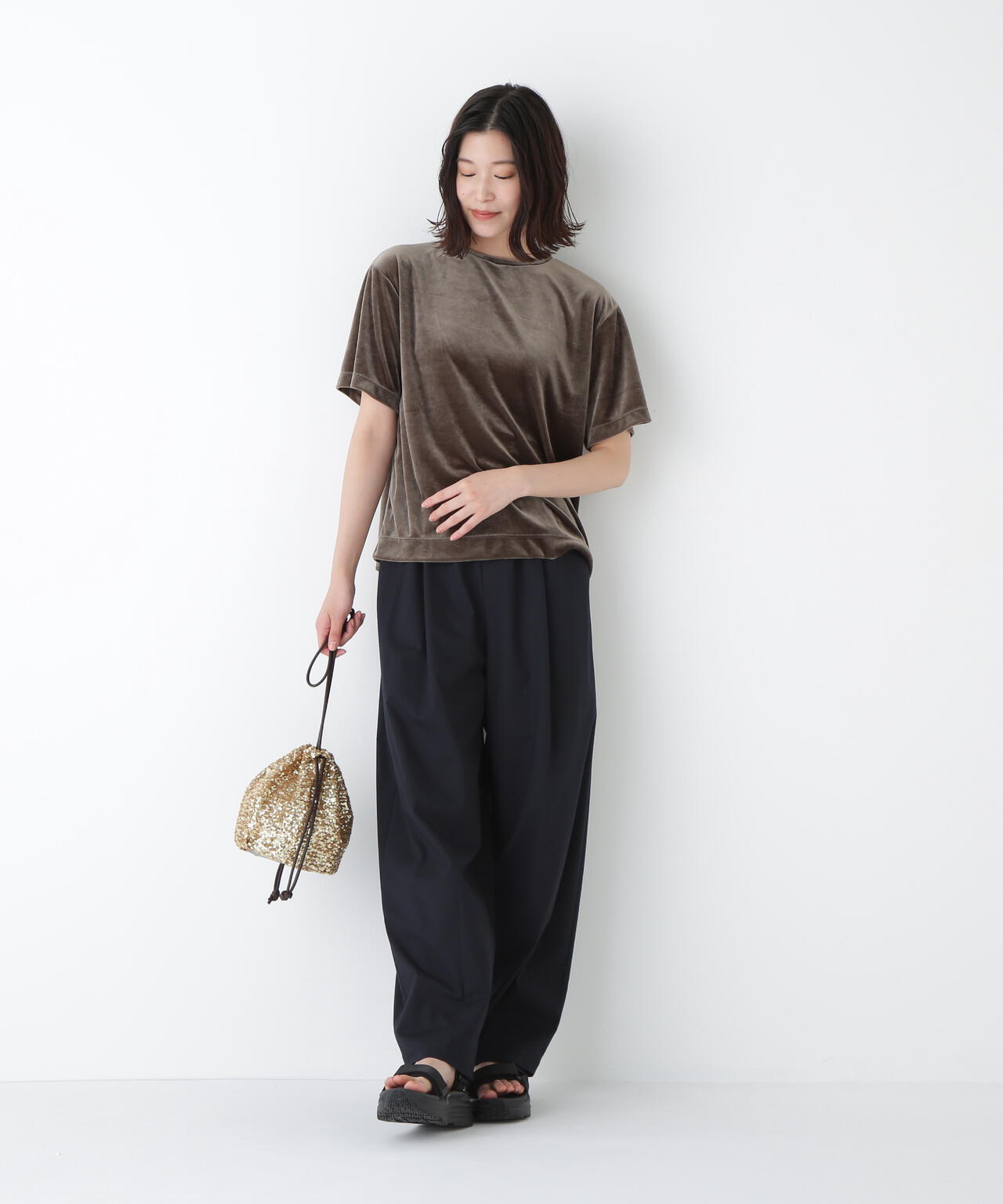 ベロアTシャツ