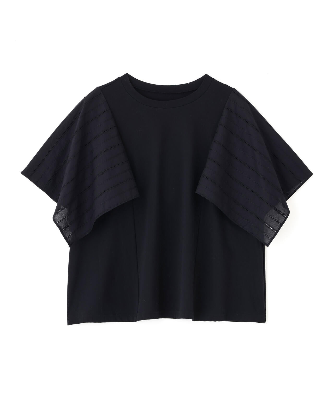 コットンローンレースドッキングプルオーバー