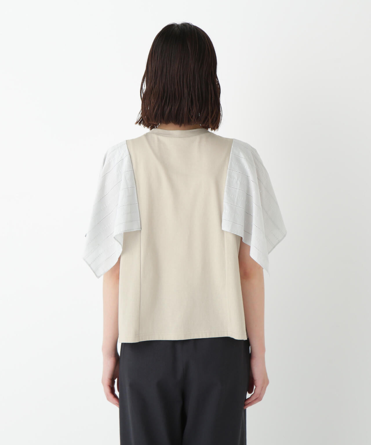 コットンローンレースドッキングプルオーバー