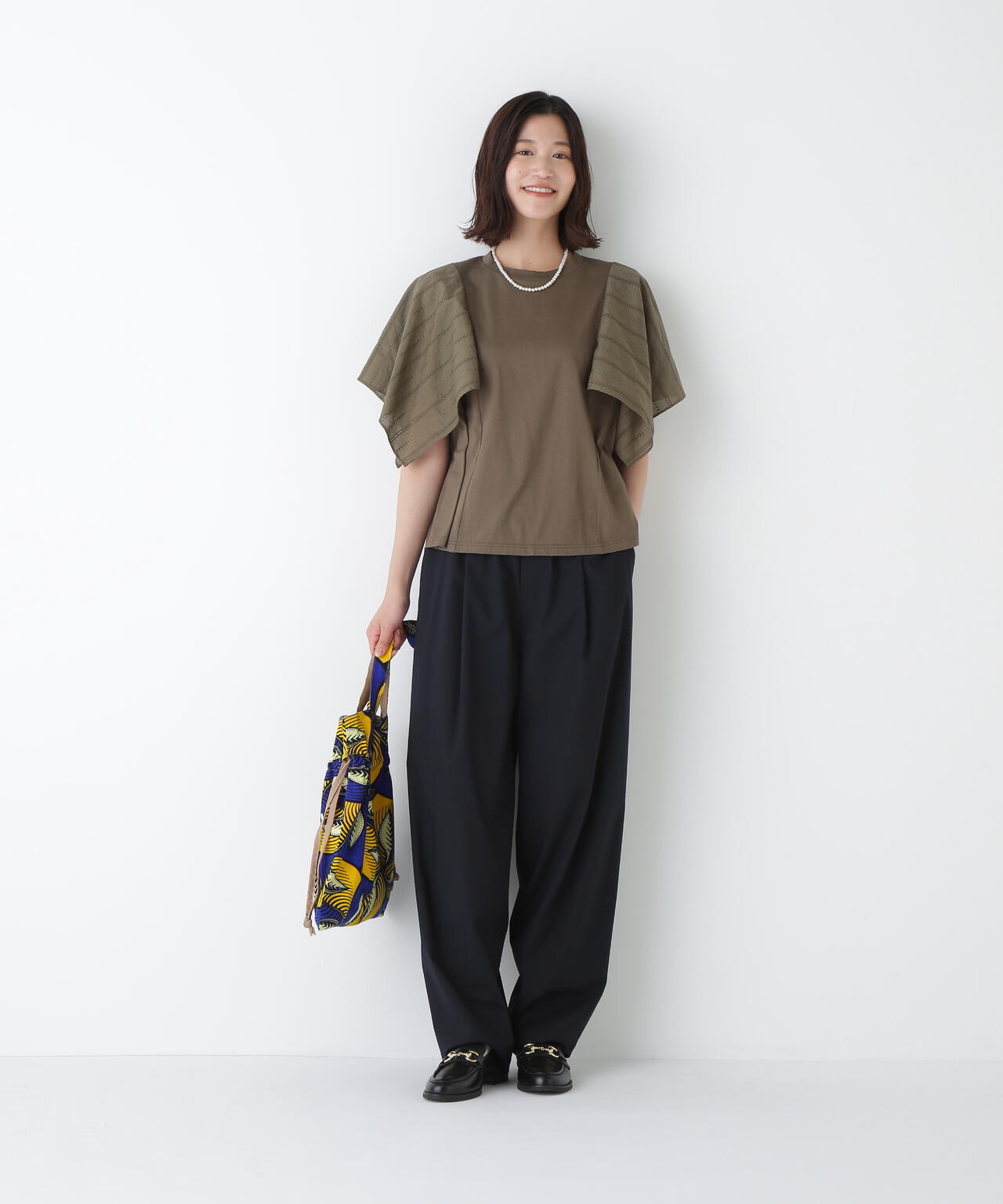 コットンローンレースドッキングプルオーバー