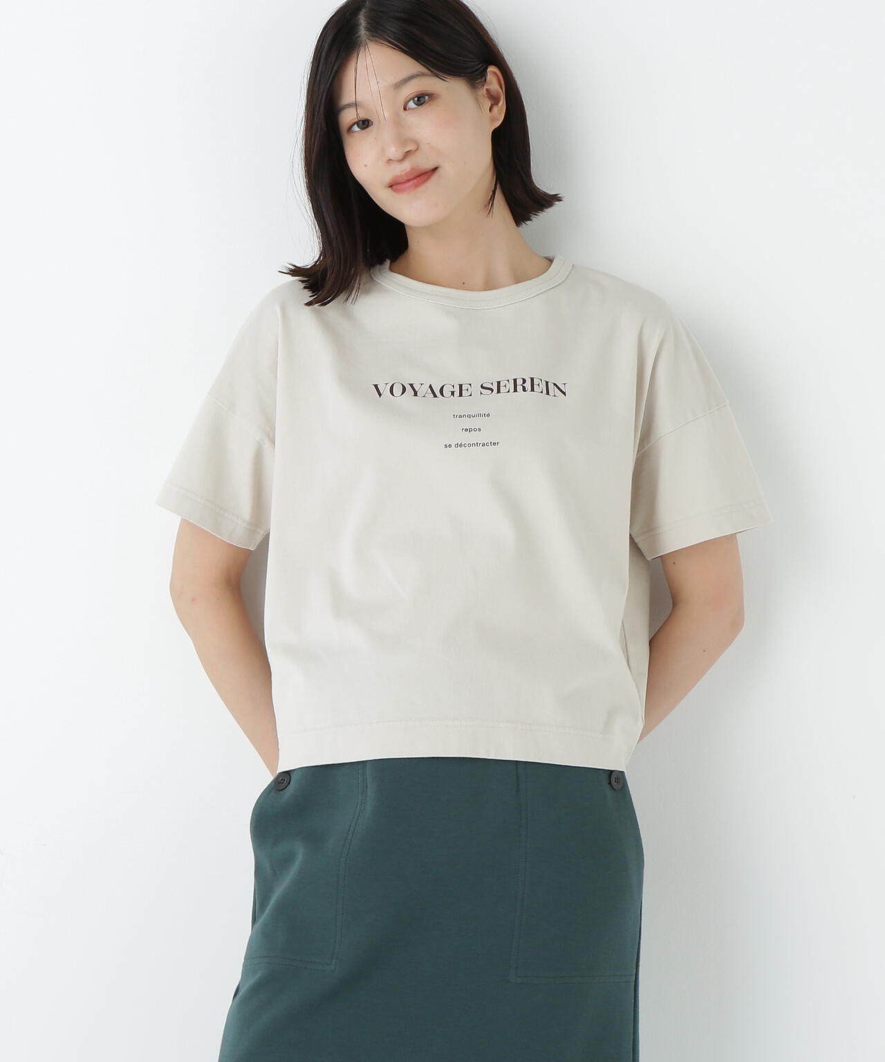 メッセージロゴTシャツ