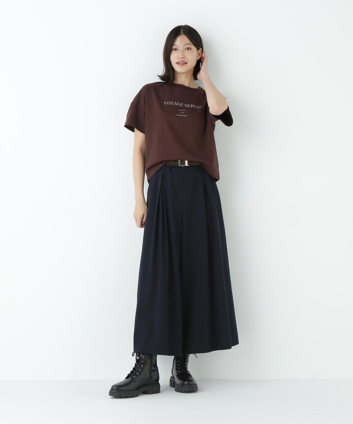 メッセージロゴTシャツ