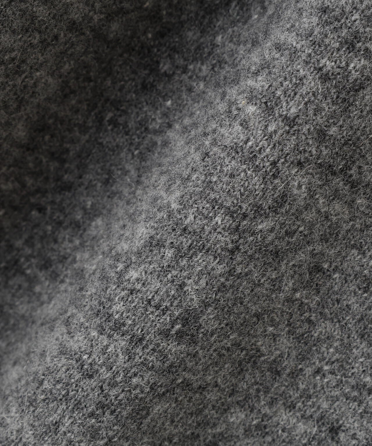 ハイゲージウールケープニット