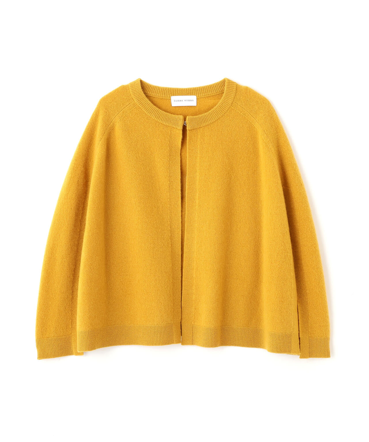 ハイゲージウールケープニット