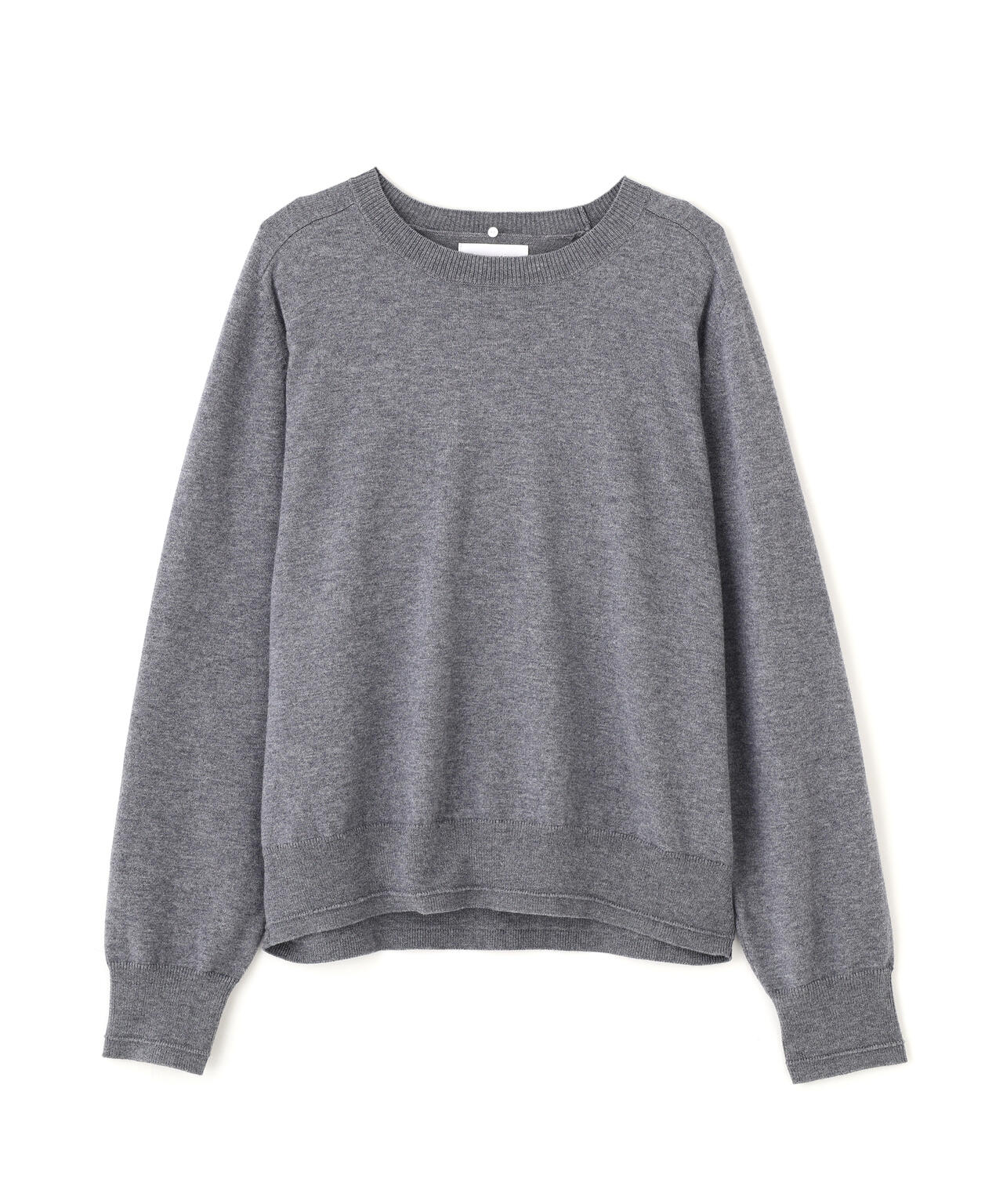 ウールコットンシャツカラーニット