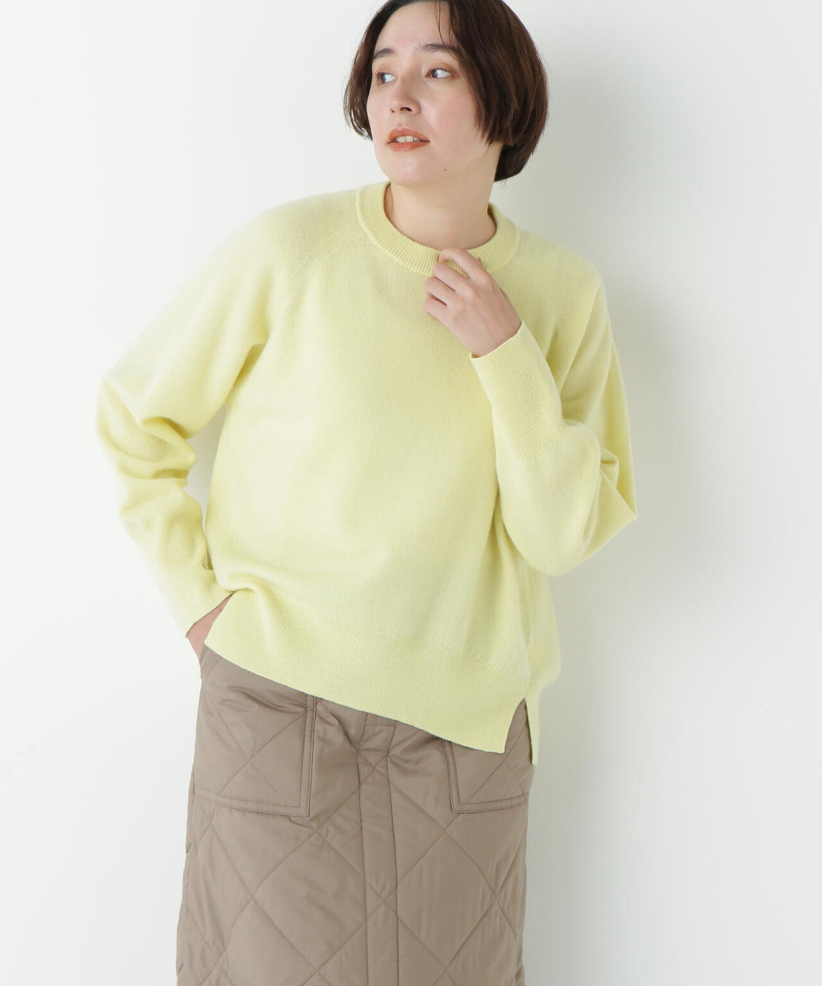 ≪大人気!新色あり7色展開 / 洗える≫ウォッシャブルウールクルーネックプルオーバー