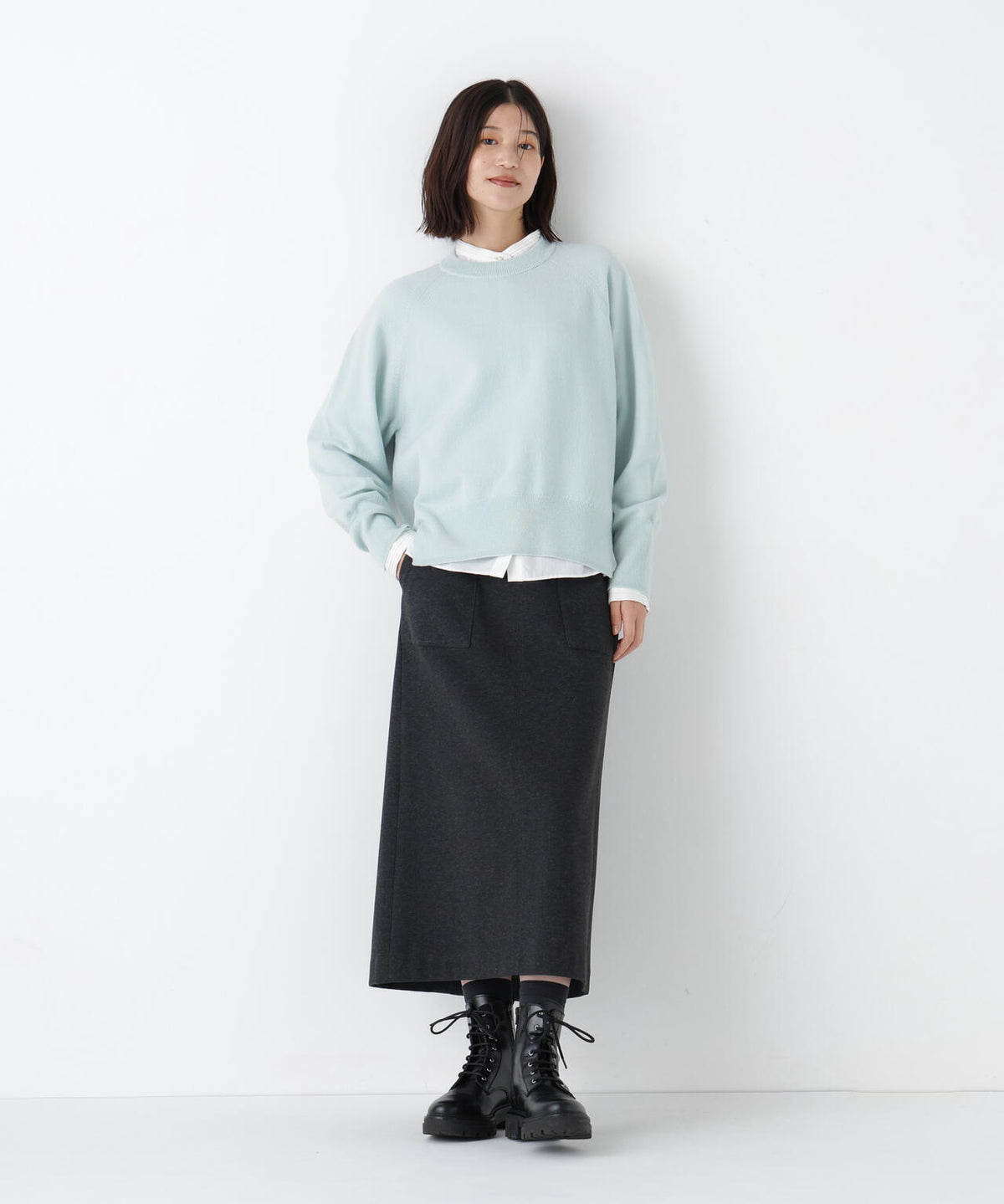 ≪大人気!新色あり7色展開 / 洗える≫ウォッシャブルウールクルーネックプルオーバー