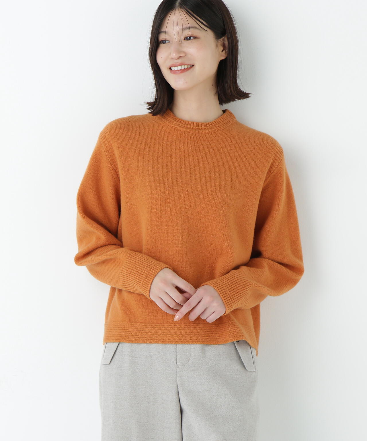 ミドルゲージエアリーニット