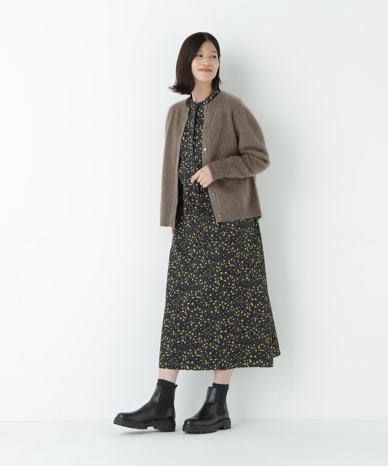 ヤクへアリーカーディガン