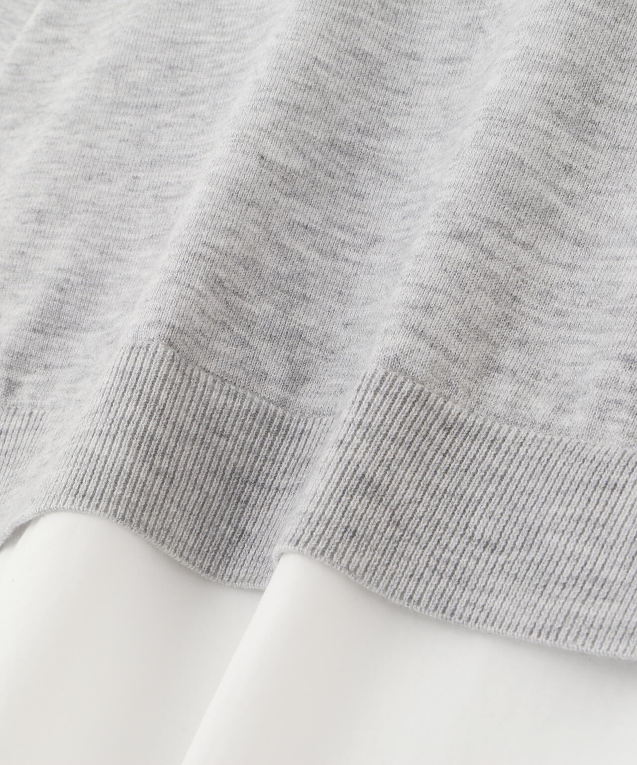 シャツ地ドッキングプルオーバー