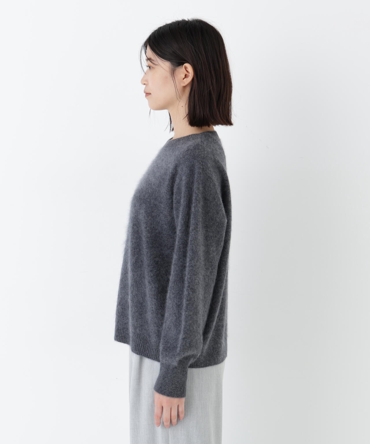 ウールファーニットプルオーバー