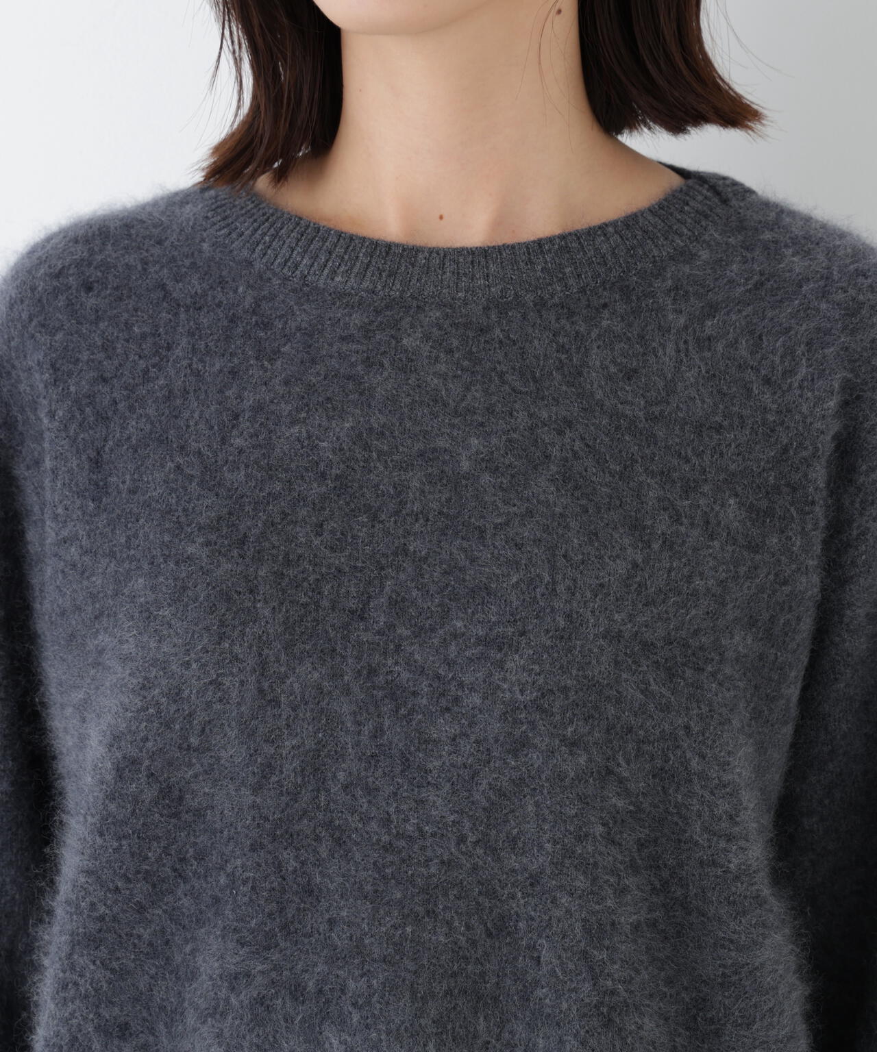 ウールファーニットプルオーバー