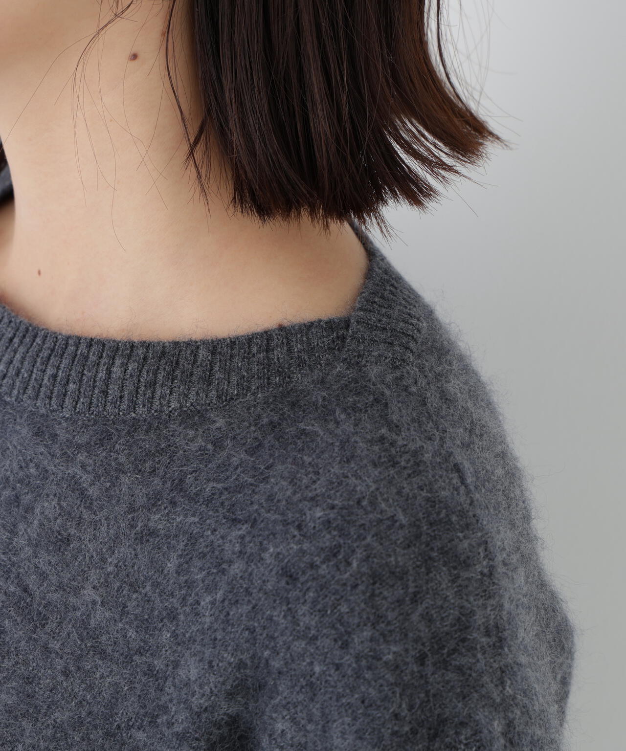 ウールファーニットプルオーバー