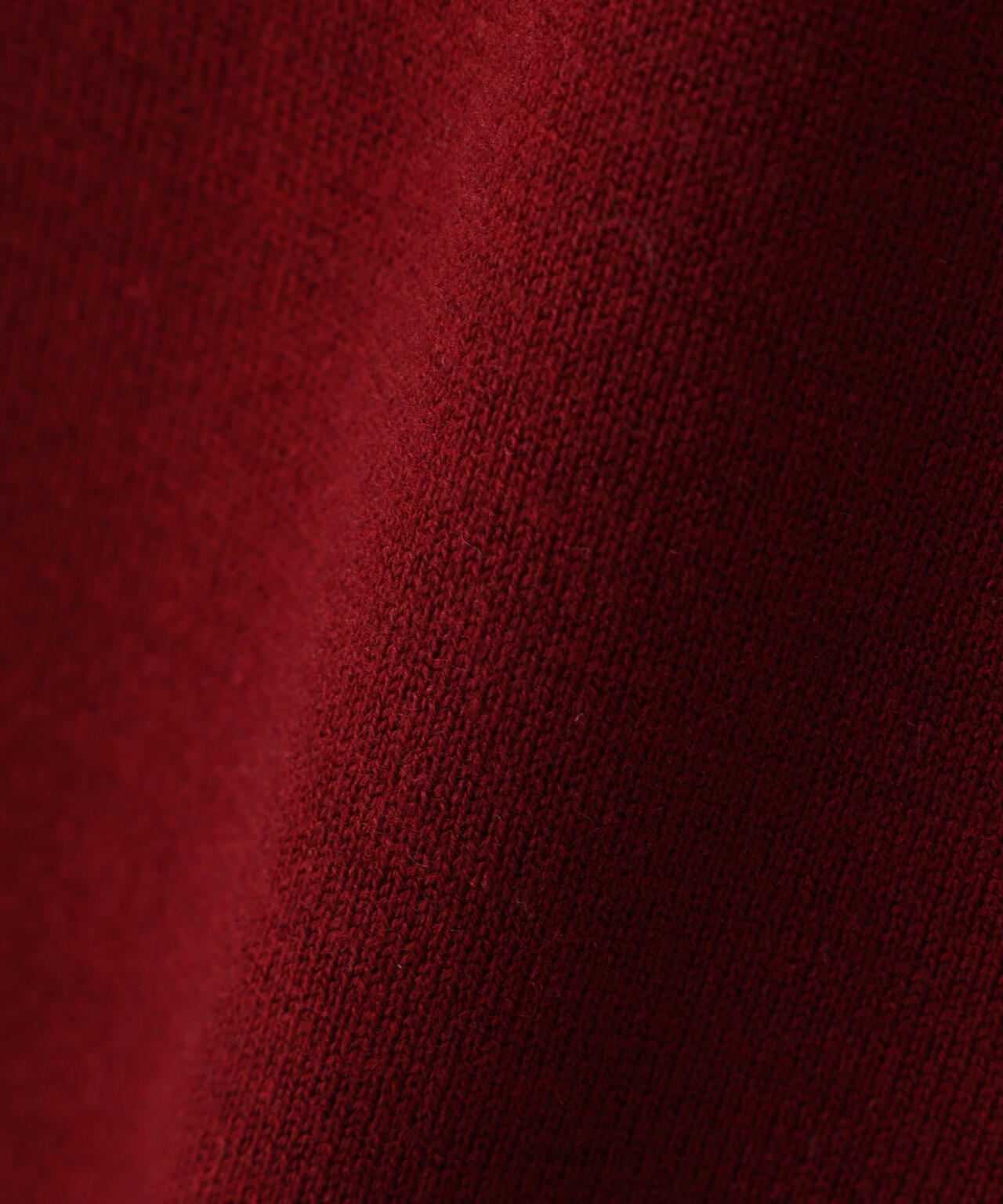 ≪洗える≫ハイゲージプレーティング天竺衿付きニット