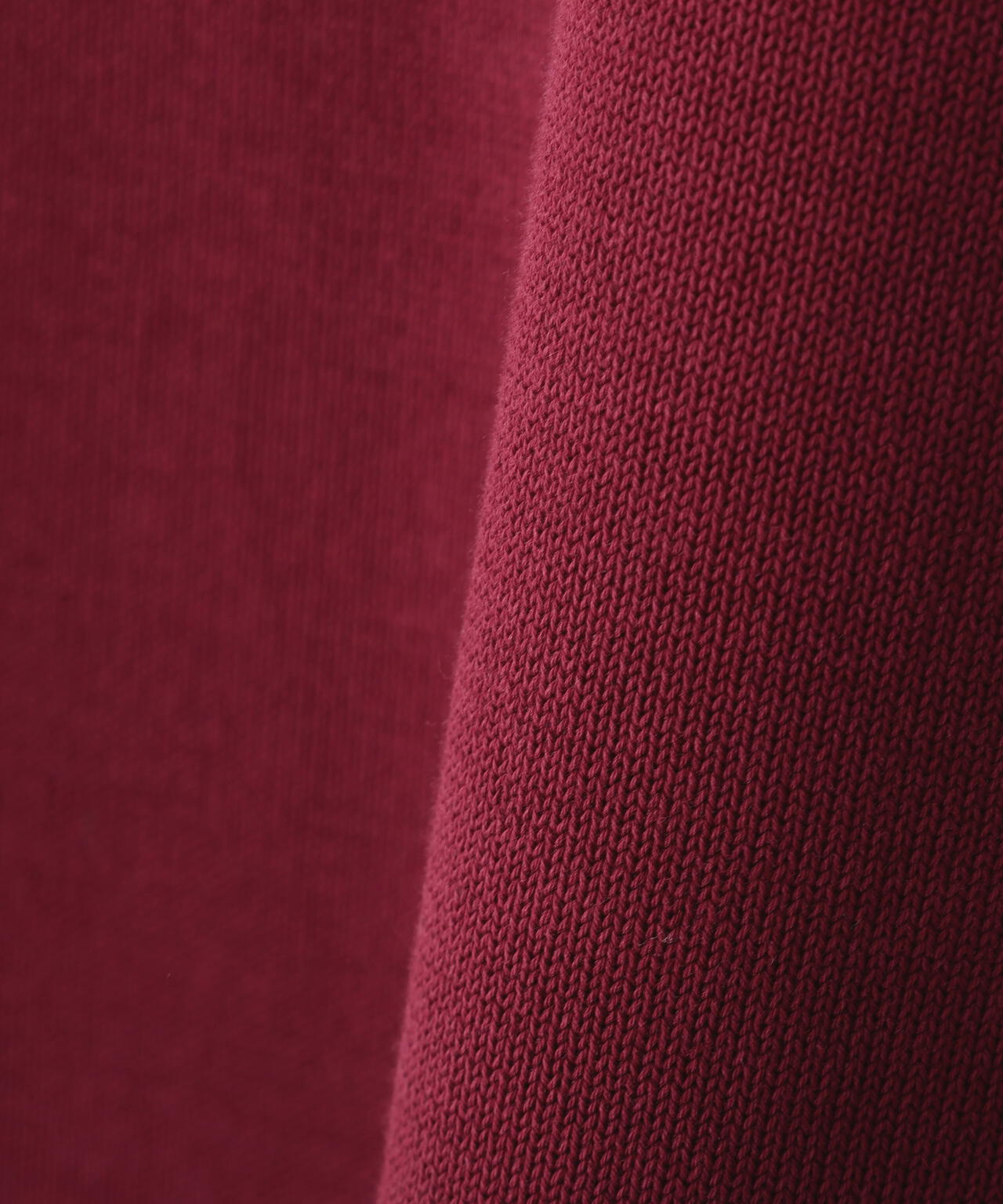 オーガニックコットン混プレーティングプルオーバー