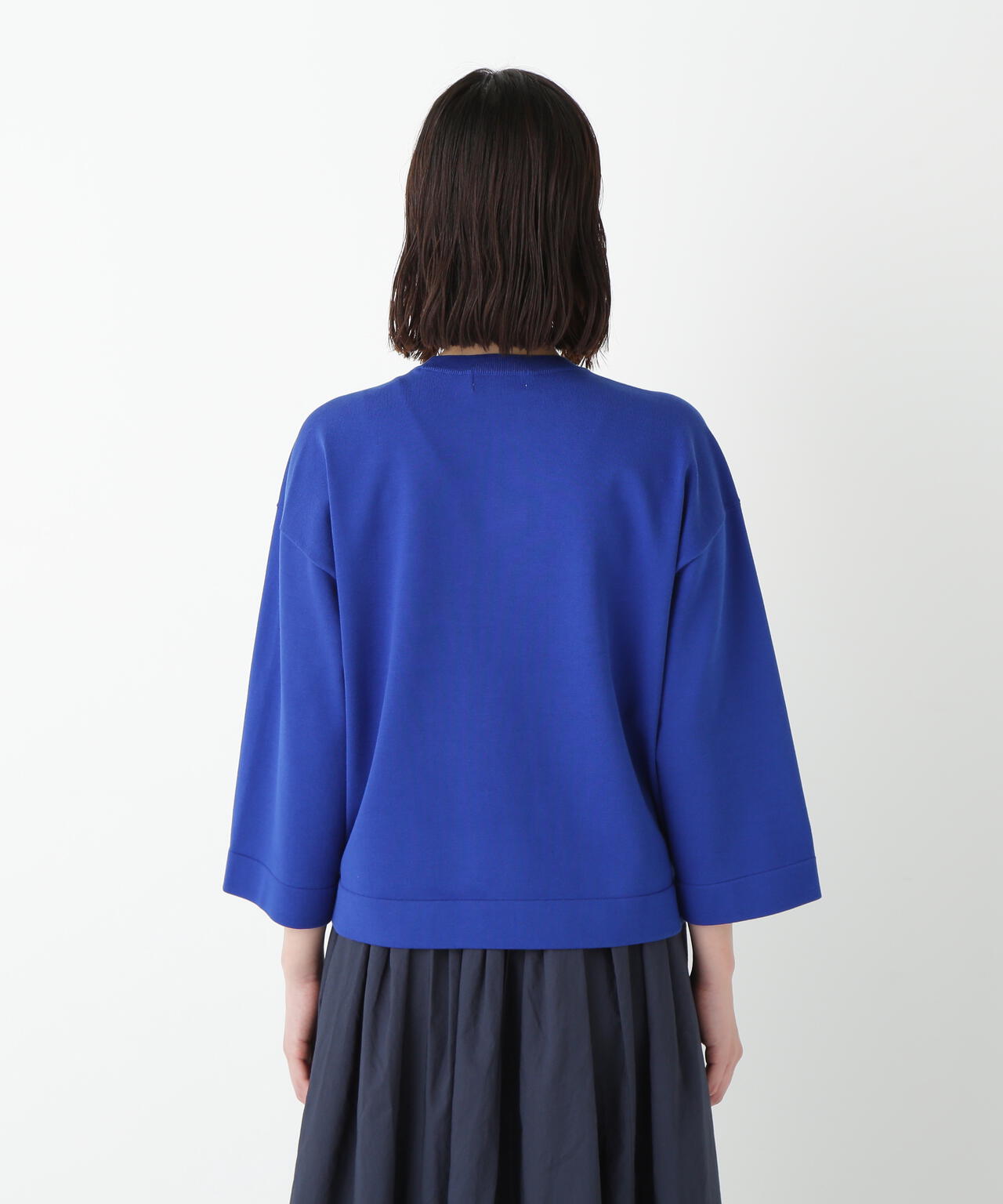 オーガニックコットン混プレーティングプルオーバー