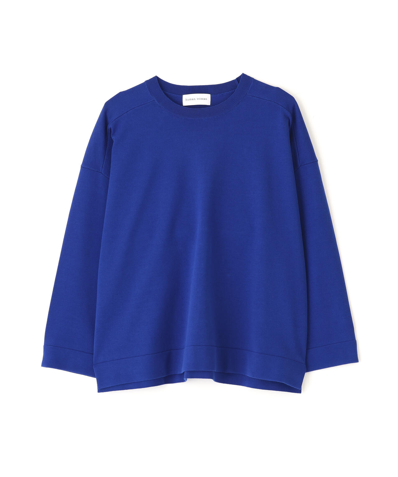 オーガニックコットン混プレーティングプルオーバー