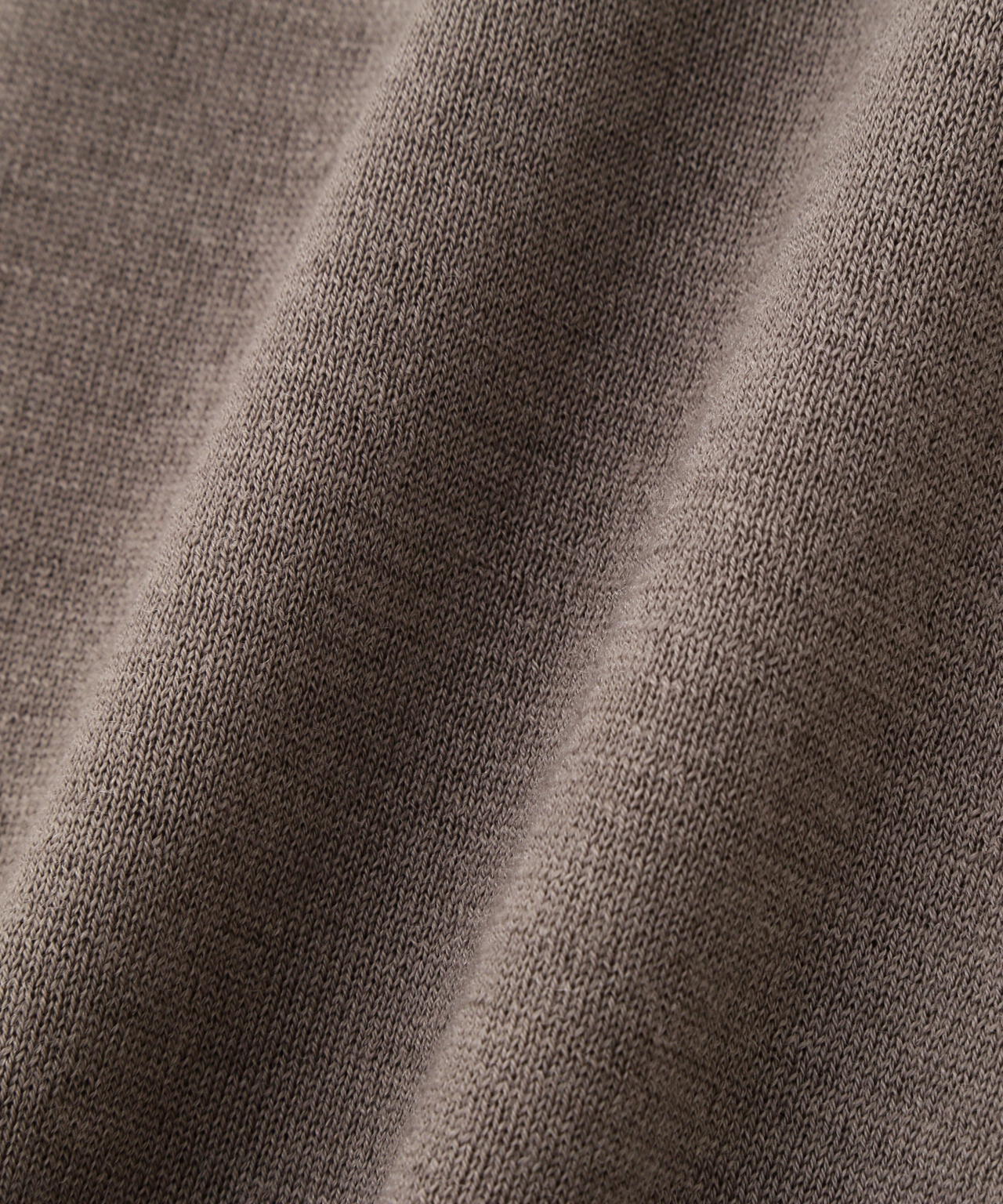 ハイツイストウールクルーネックカーディガン