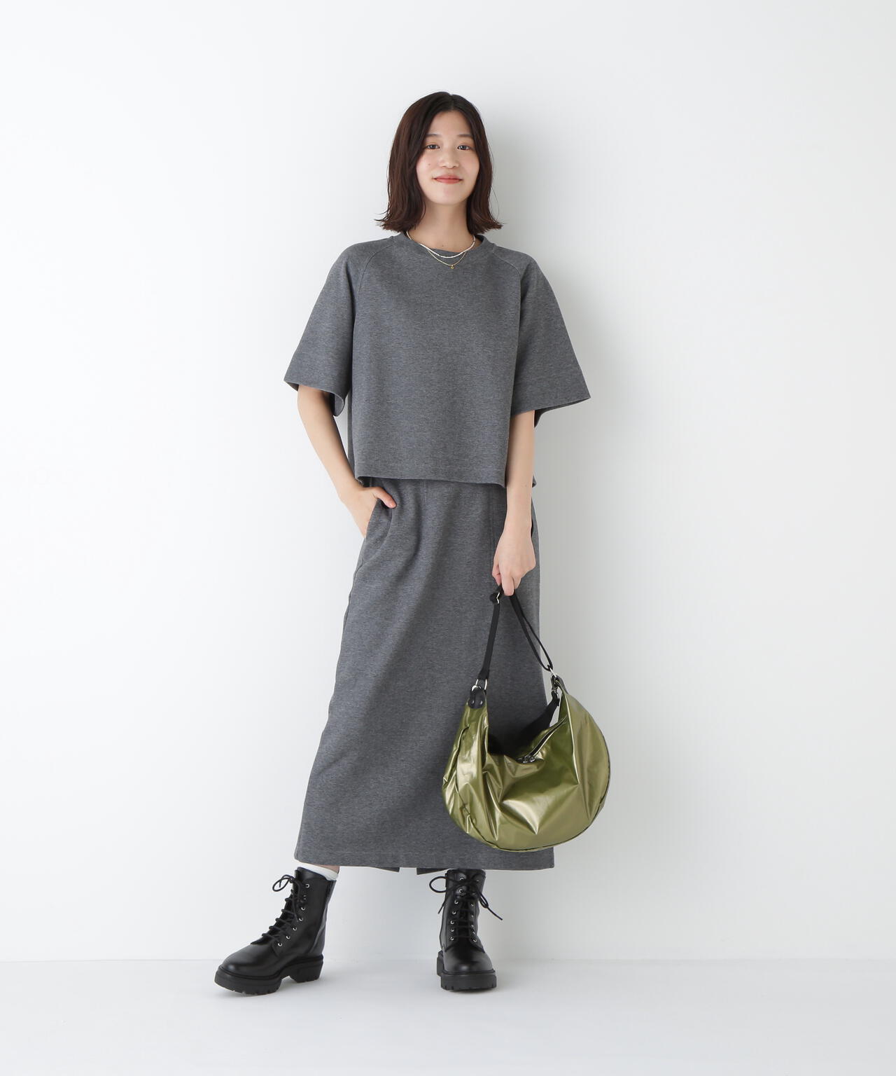 【JACK GOMME】ハーフムーンバッグ