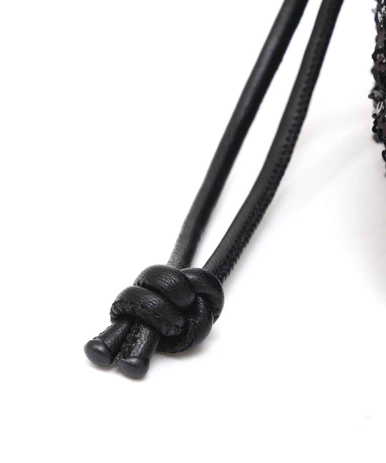 スパンコールドローストリングバッグ