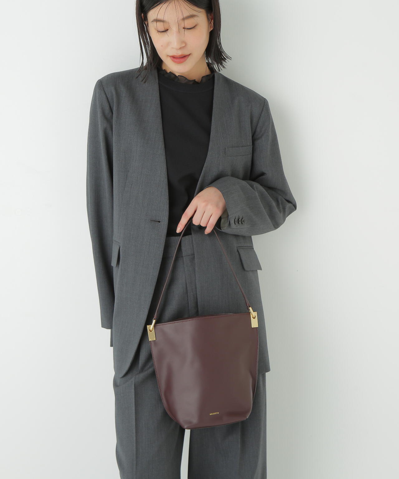 【ORSETTO】RACCOLTO レザートートバッグ