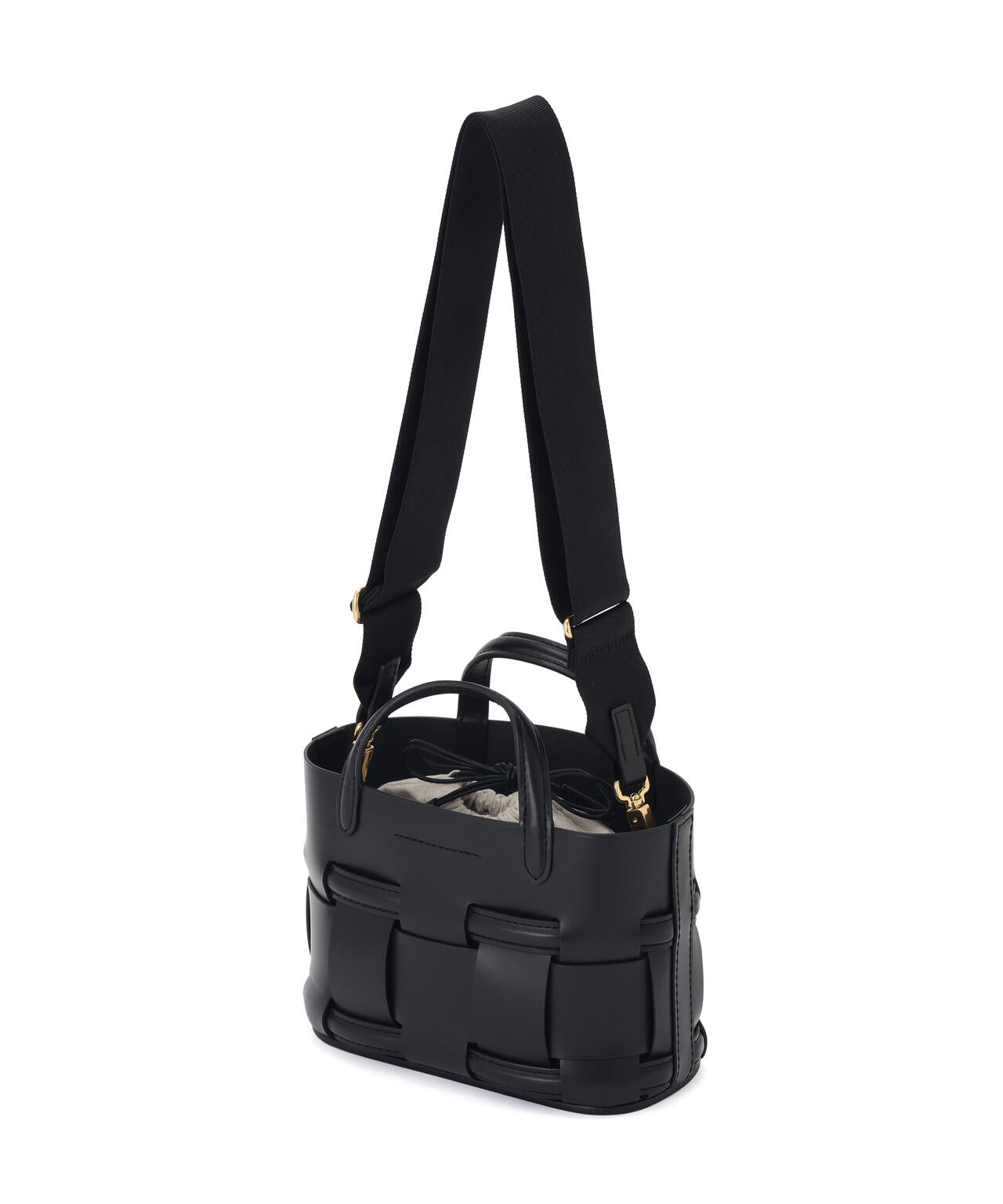 【ORSETTO】RETE レザーショルダーバッグ